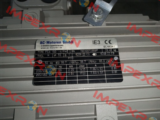 FCA 100 La-4 / PHE B5 AC Motoren