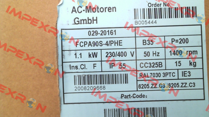 FCPA 90 S 4 /PHE AC Motoren