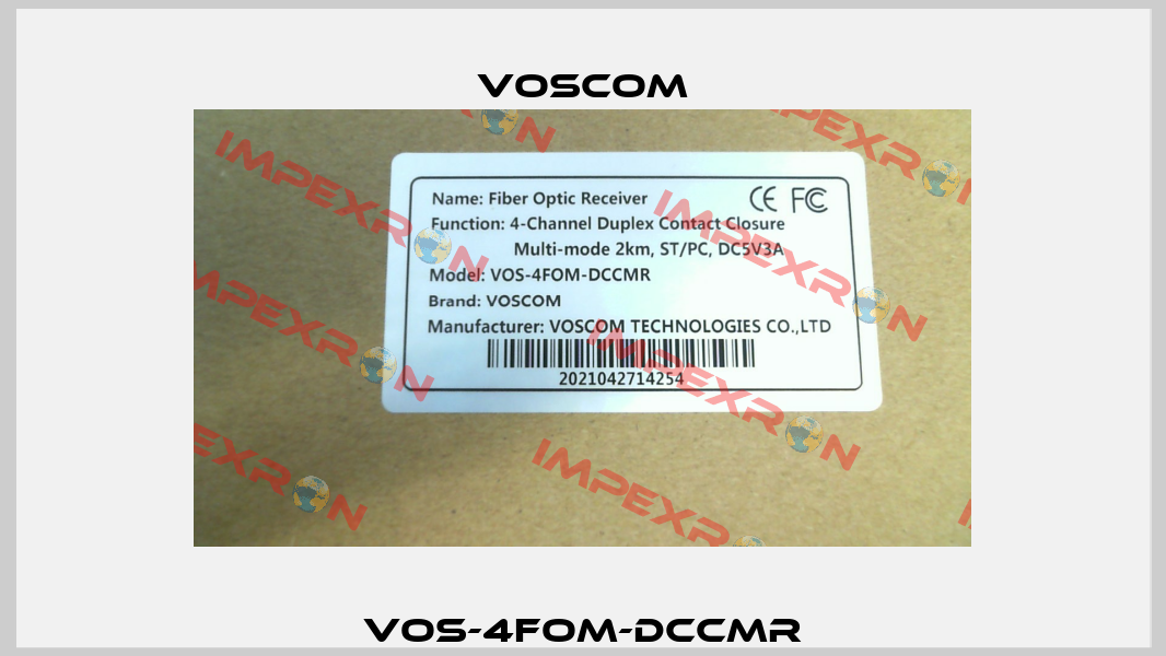 VOS-4FOM-DCCMR VOSCOM