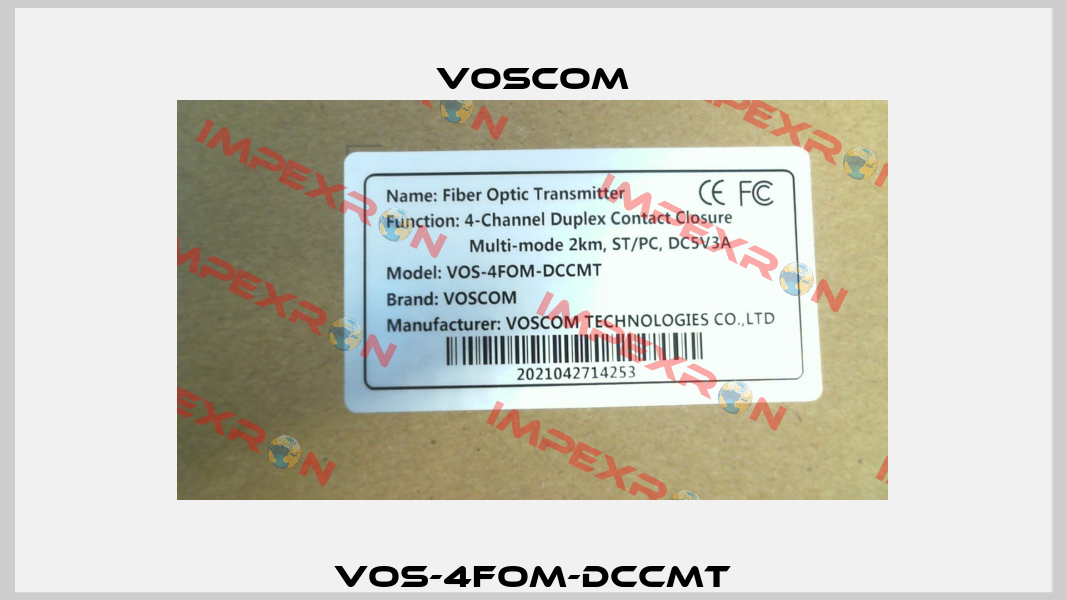VOS-4FOM-DCCMT VOSCOM