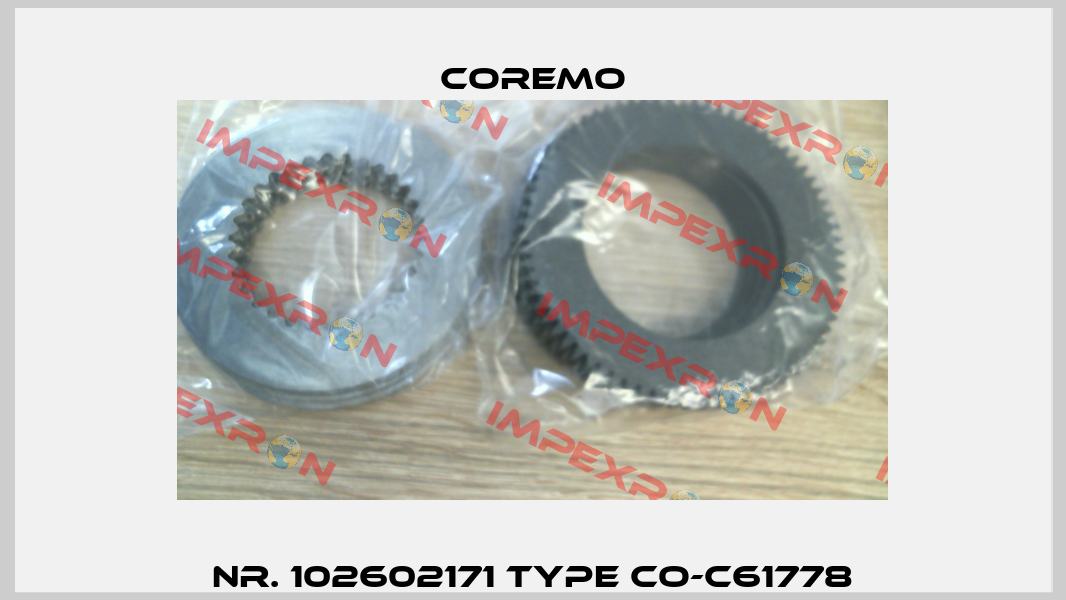 Nr. 102602171 Type CO-C61778 Coremo