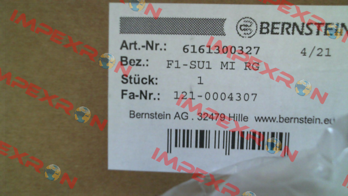 6161300327 / F1-SU1 MI RG 10K2W Bernstein