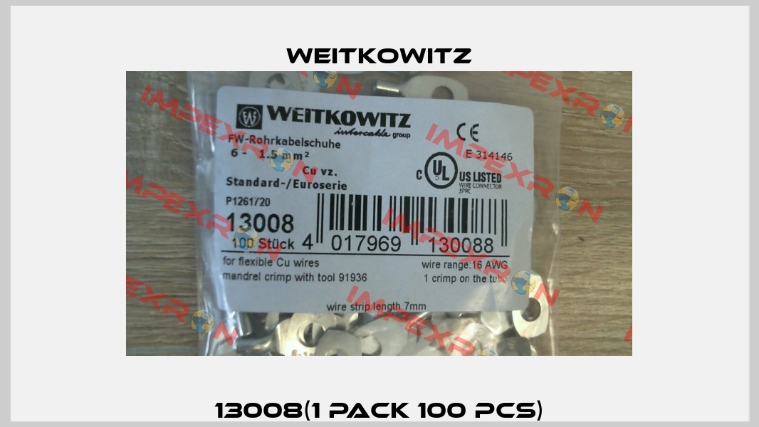 13008(1 pack 100 pcs) WEITKOWITZ