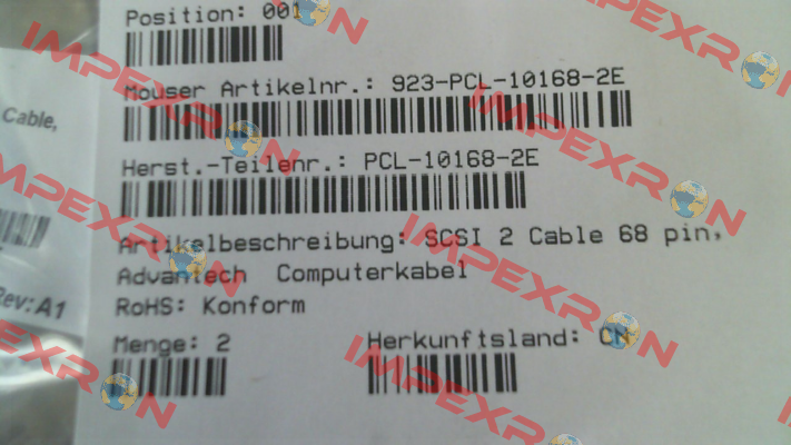 PCL-10168-2E Advantech
