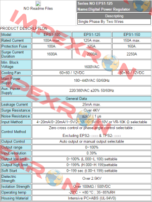 EPS1-125 Fotek