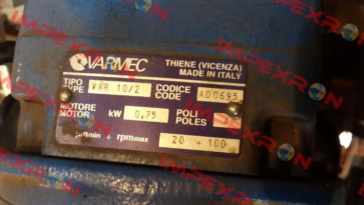TYPE 10/2 oem for F.M.B. Fabbrica Macchine Bergamo (S.R.L.)  Varmec