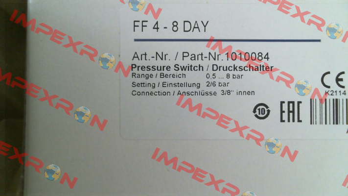 1010084 / FF4- 8 DAY Tival-Sensors