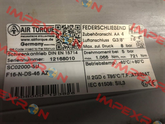 ES4G02000U Air Torque