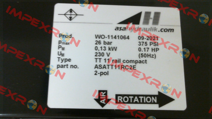 ASATT11RC2E ASA Hydraulik