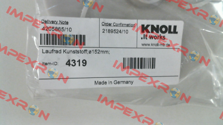 TG 40 / 4319 KNOLL