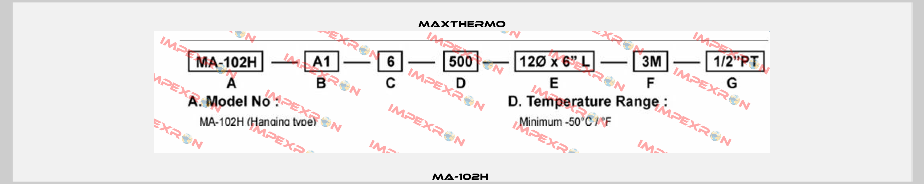 MA-102H  Maxthermo