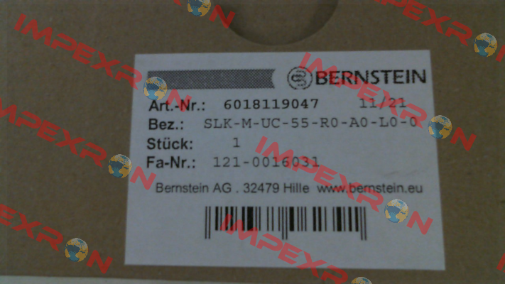 6018119047 / SLK-M-UC-55-R0-A0-L0-0 Bernstein