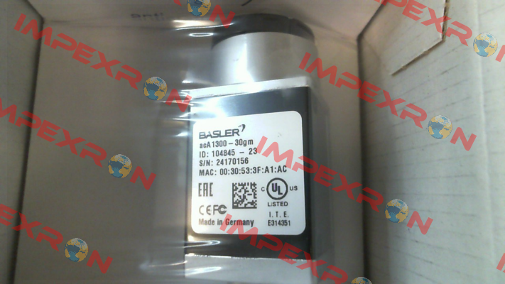 ACA1300-30GM   ( the camera will be discontinued on 02.2022) Basler
