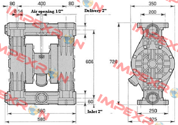 CENTRAL BODY FOR PUMP 502  Debem