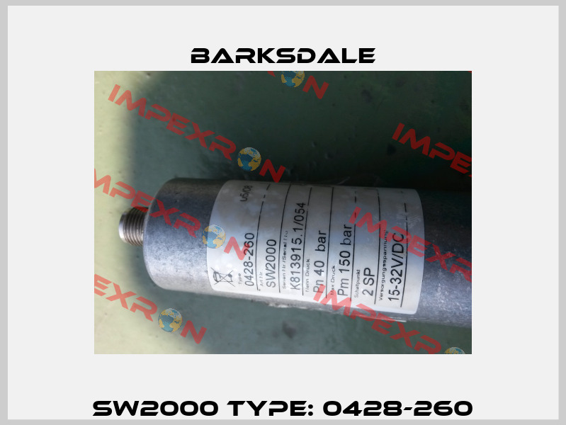 SW2000 Type: 0428-260 Barksdale