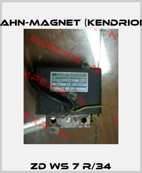 ZD WS 7 R/34 HAHN-MAGNET (Kendrion)