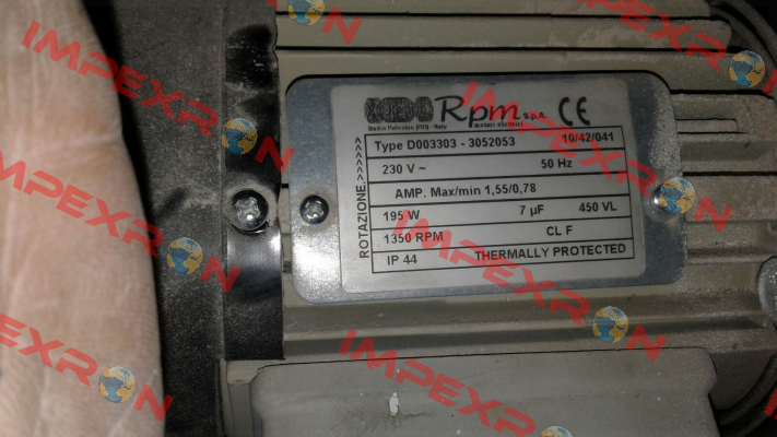 3052053 RPM - Motori elettrici