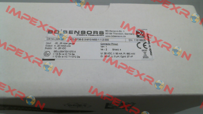 470-D736-E-3-M10-M00-1-1-2-000 Bd Sensors