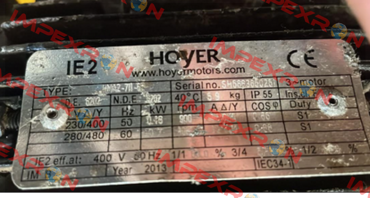 HMA2 71  1 - 6 pole Hoyer Motors