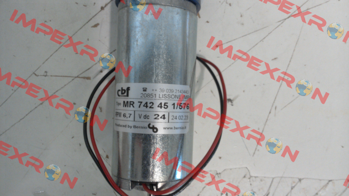 MR742 45 1/576 24VDC BERNIO ELETTROMECCANICA