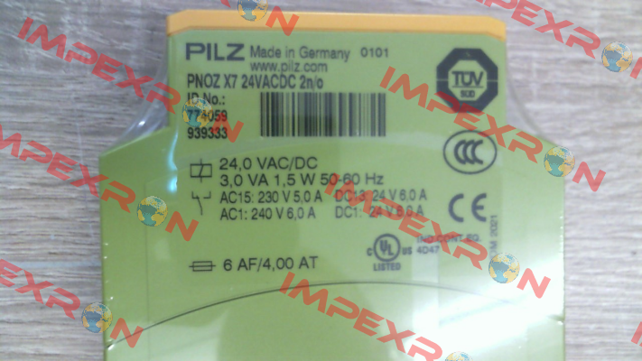 p/n: 774059, Type: PNOZ X7 24VACDC 2n/o Pilz