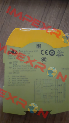 P/N: 751105 Type: PNOZ s5 C 24VDC 2 n/o 2 n/o t Pilz