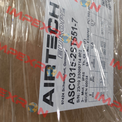 MVTB-0315-2ST551-7 Airtech