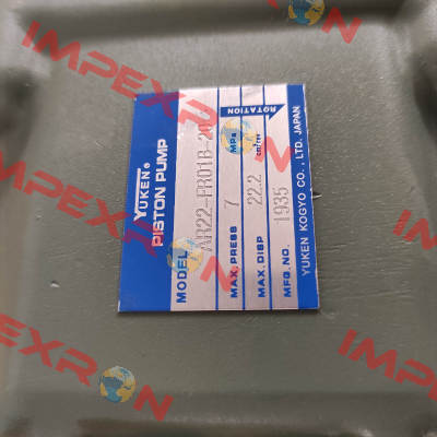 AR22-FR01B-20 Yuken