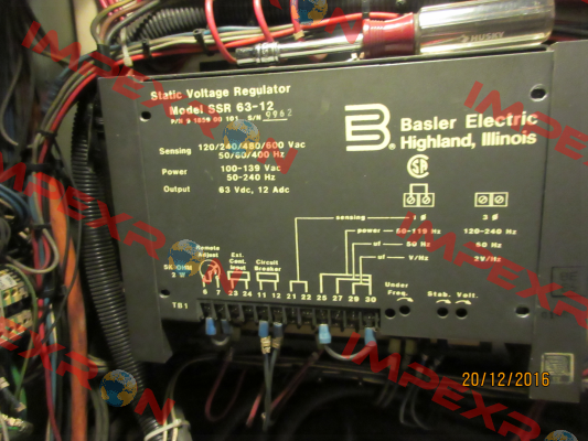 9 1859 00 101 obsolete, replaced by new version SSR63-12  Basler